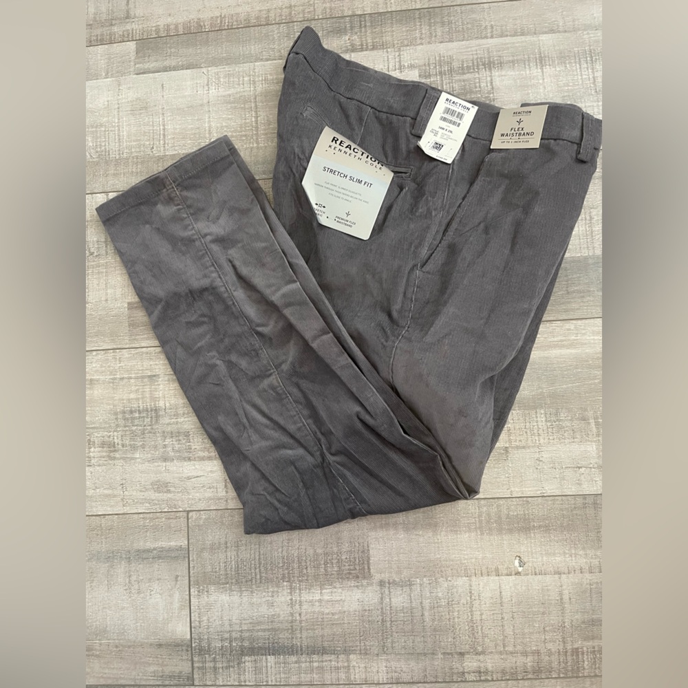 Kenneth Cole Reaction Flex Waistband Corduroy Pants